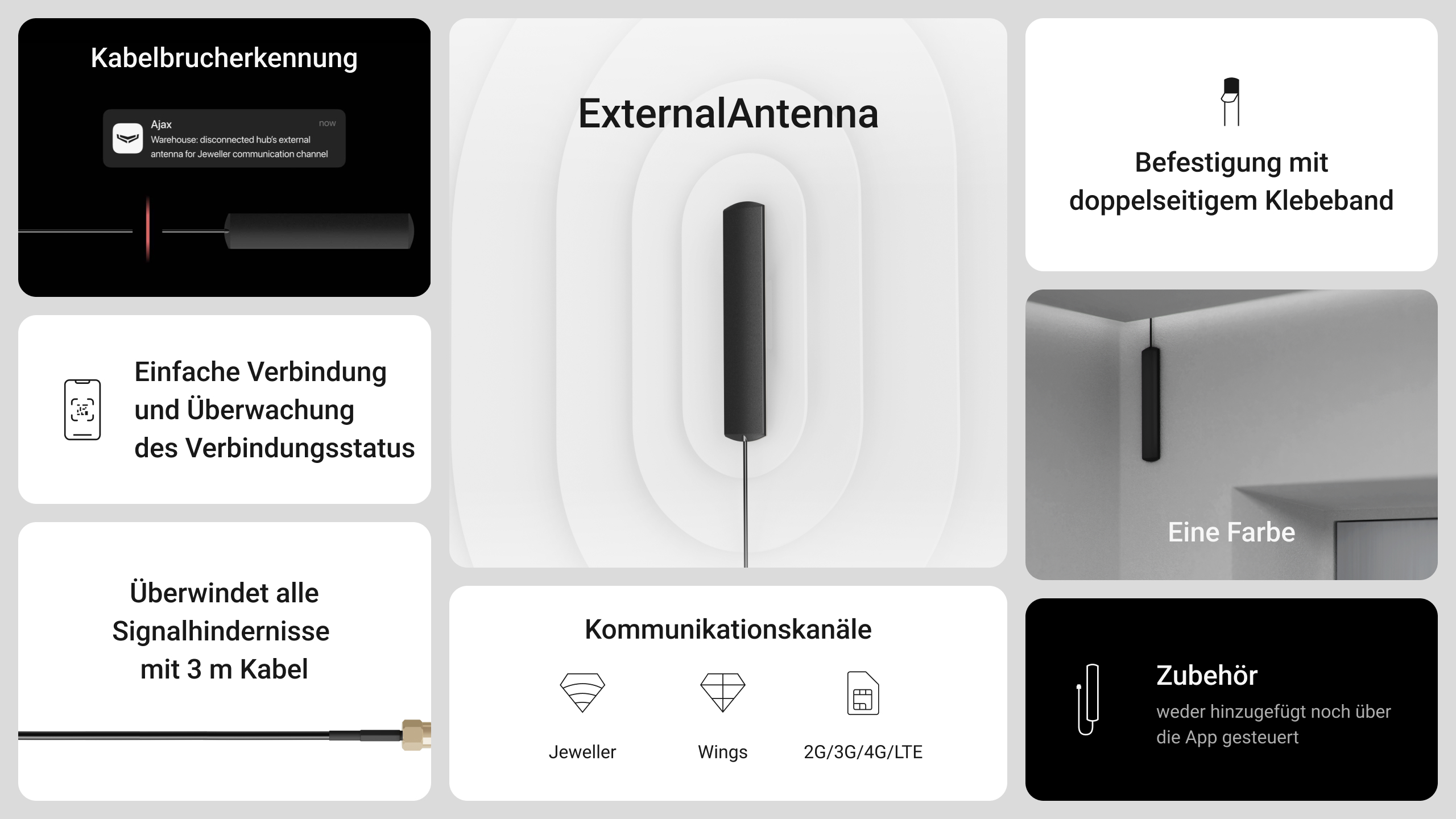 Ajax ExternalAntenna Detailansicht Bild 4 | EPS