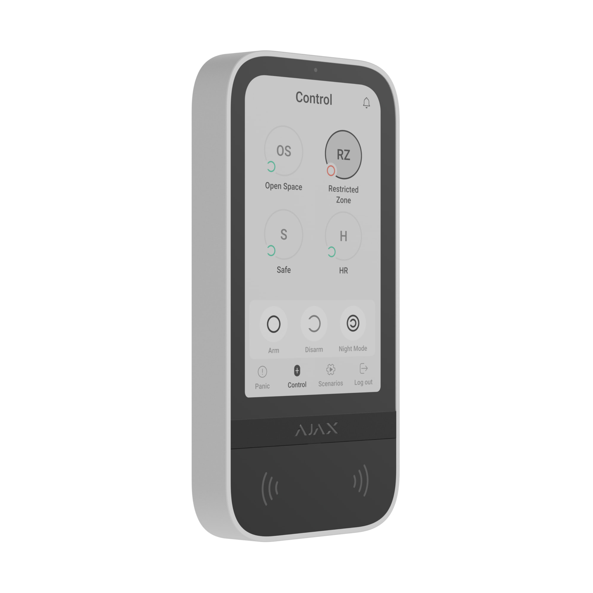 Ajax KeyPad TouchScreen Weiß Detailansicht Bild 6 | EPS