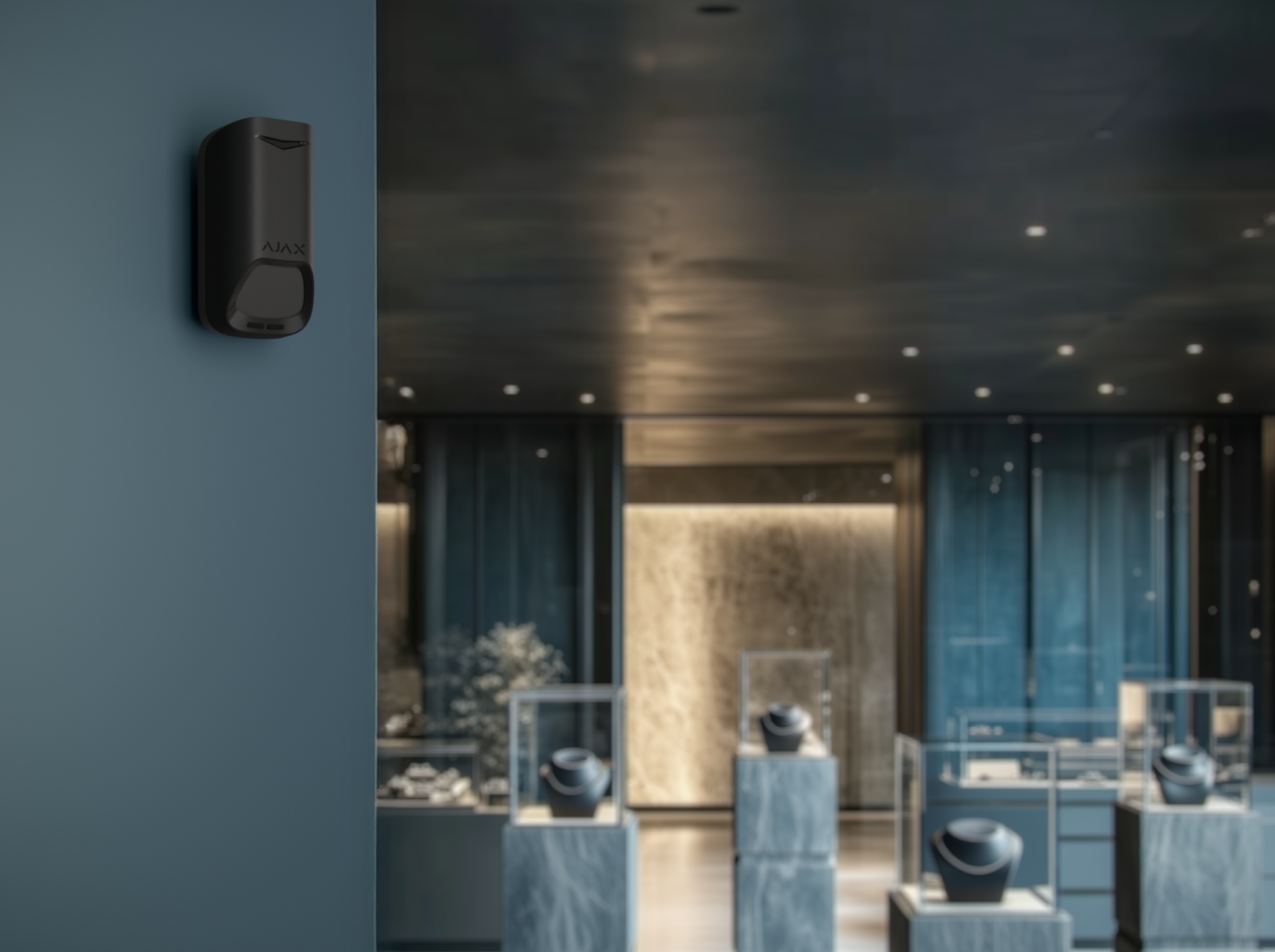 Ajax Superior MotionProtect Plus G3 Jeweller Schwarz Detailansicht Bild 8 | EPS