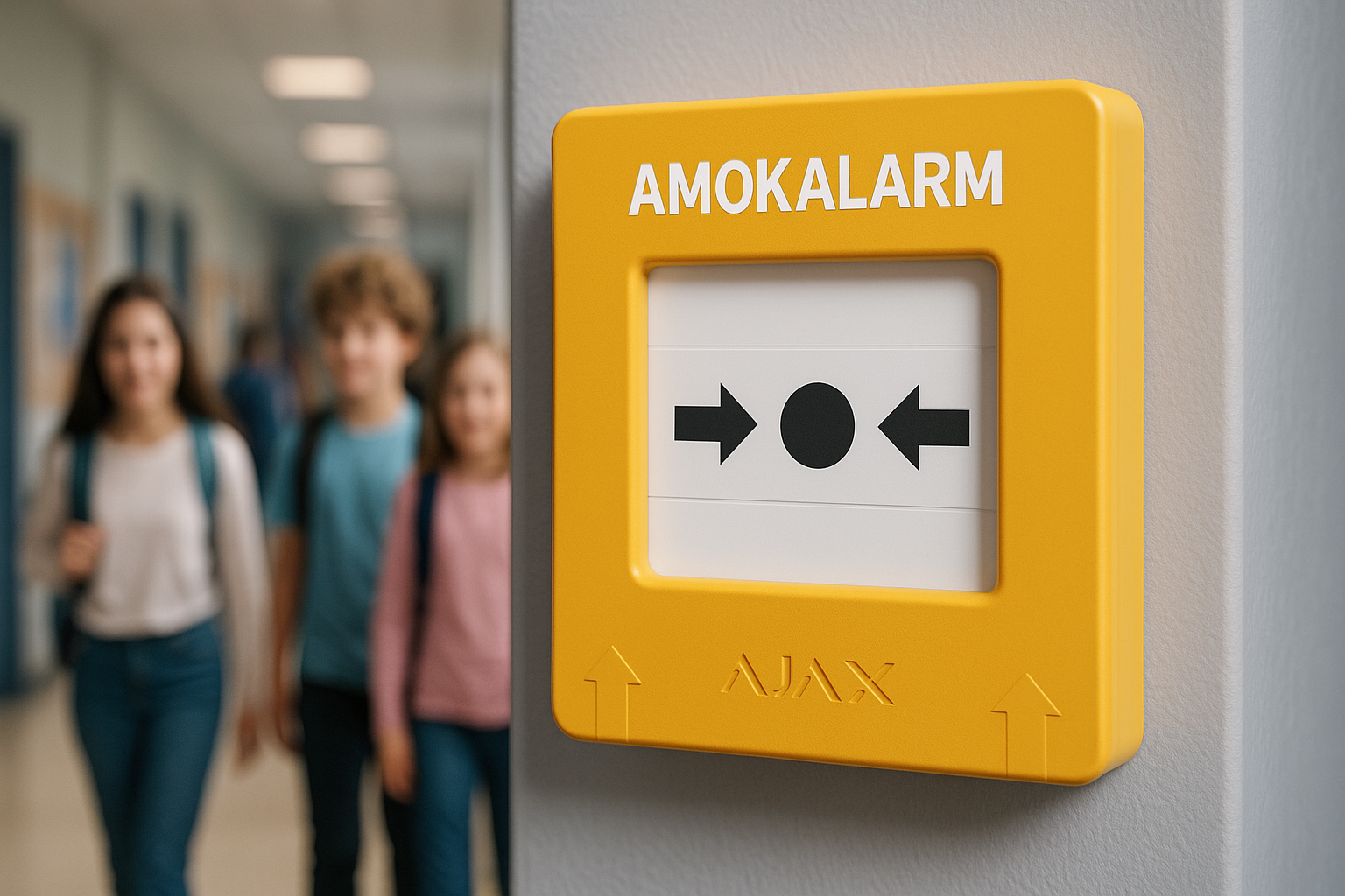 Ajax Manual Call Point Gelb (Amokalarm) | EPS