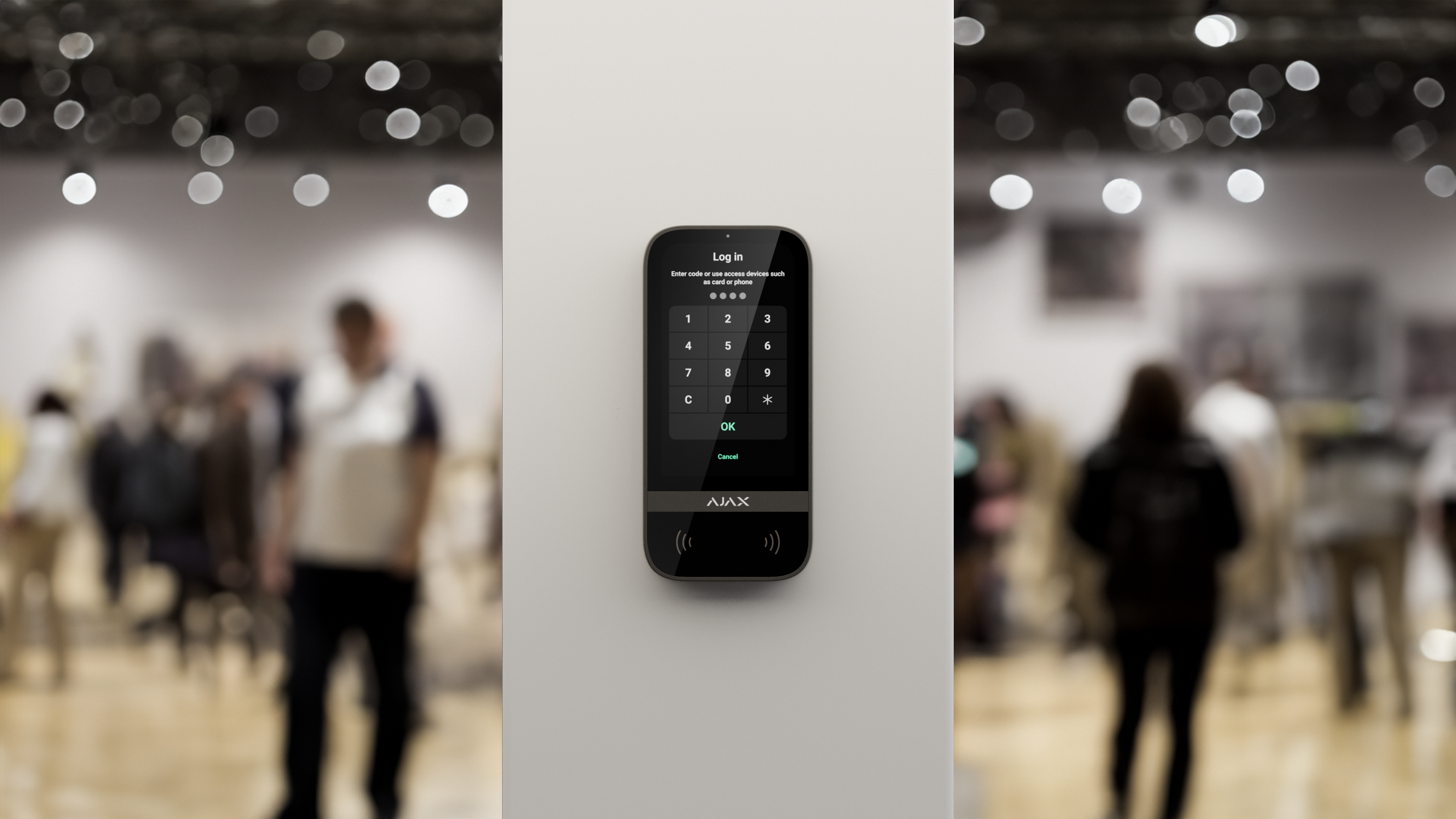 Ajax KeyPad TouchScreen Schwarz | EPS