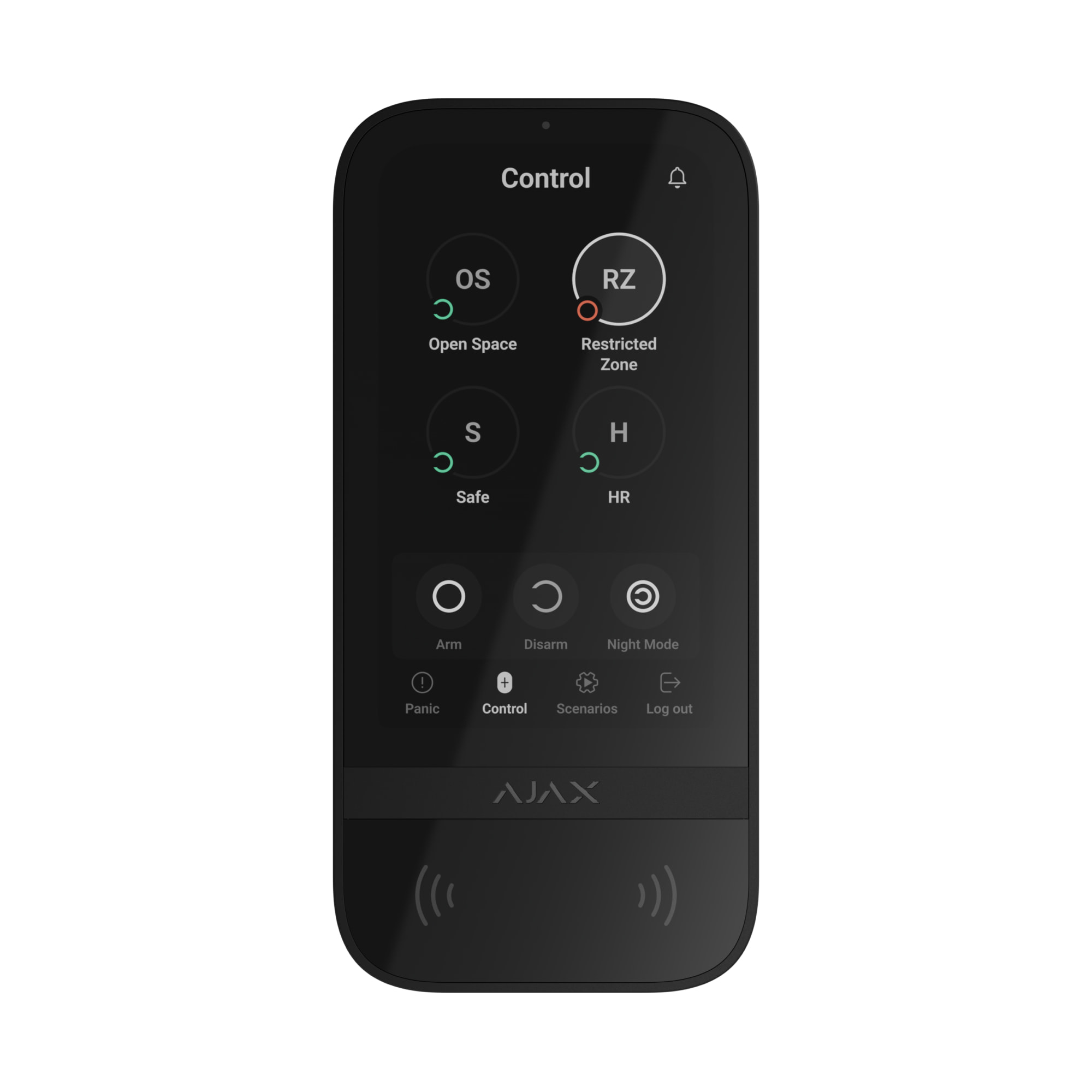 Ajax KeyPad TouchScreen Schwarz Detailansicht Bild 11 | EPS