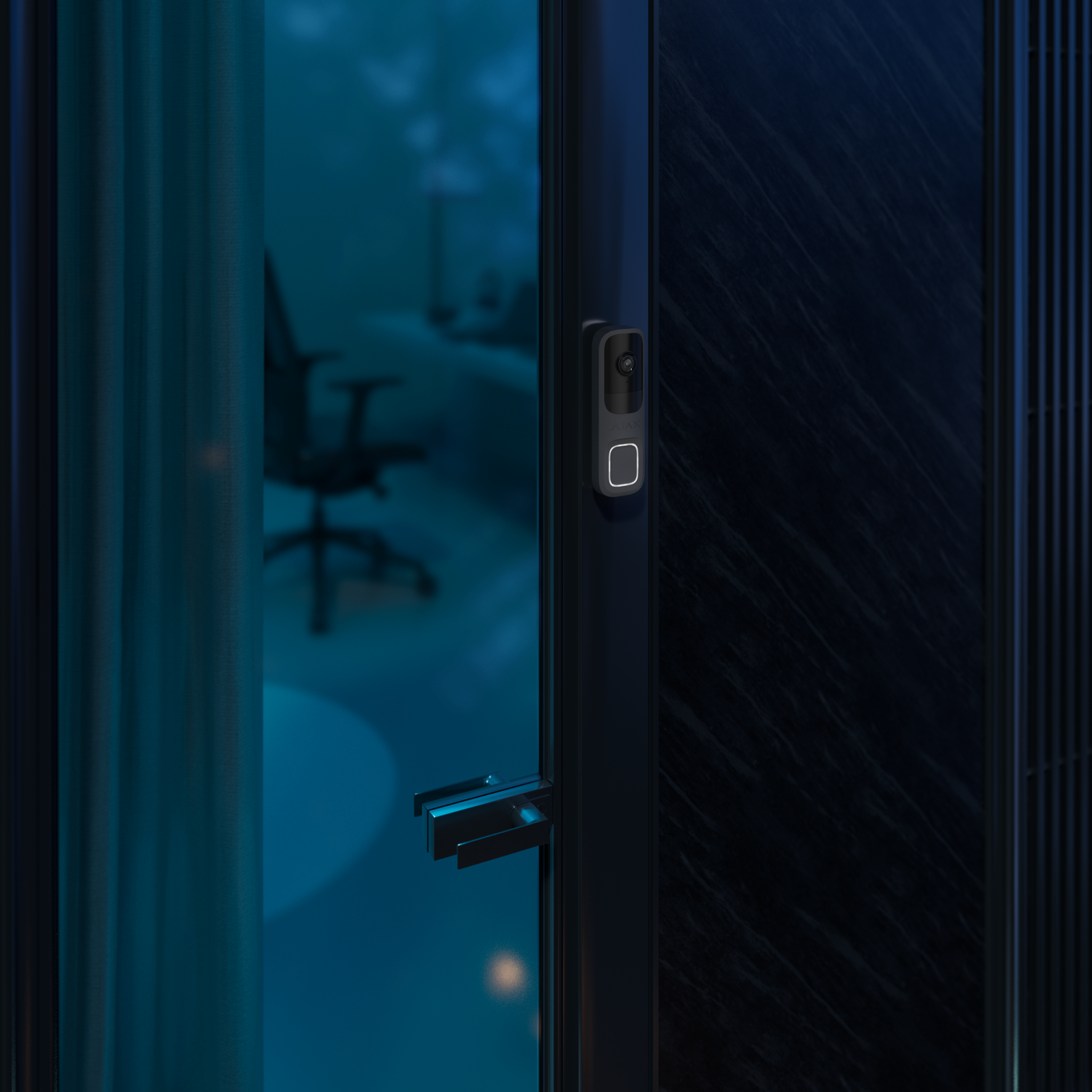 Ajax DoorBell Schwarz Detailansicht Bild 7 | EPS