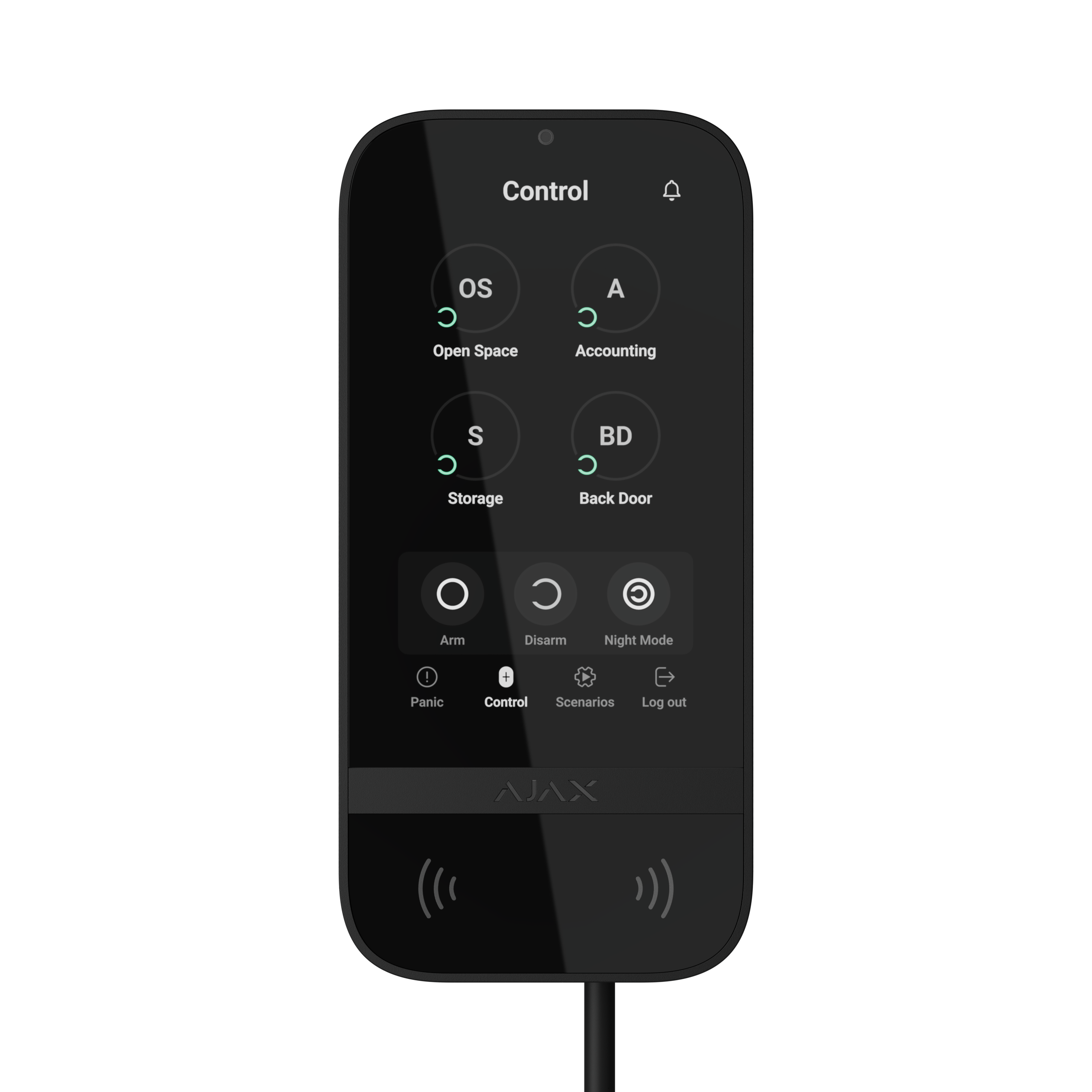 Ajax Superior KeyPad TouchScreen Fibra Schwarz (B-Ware) | EPS
