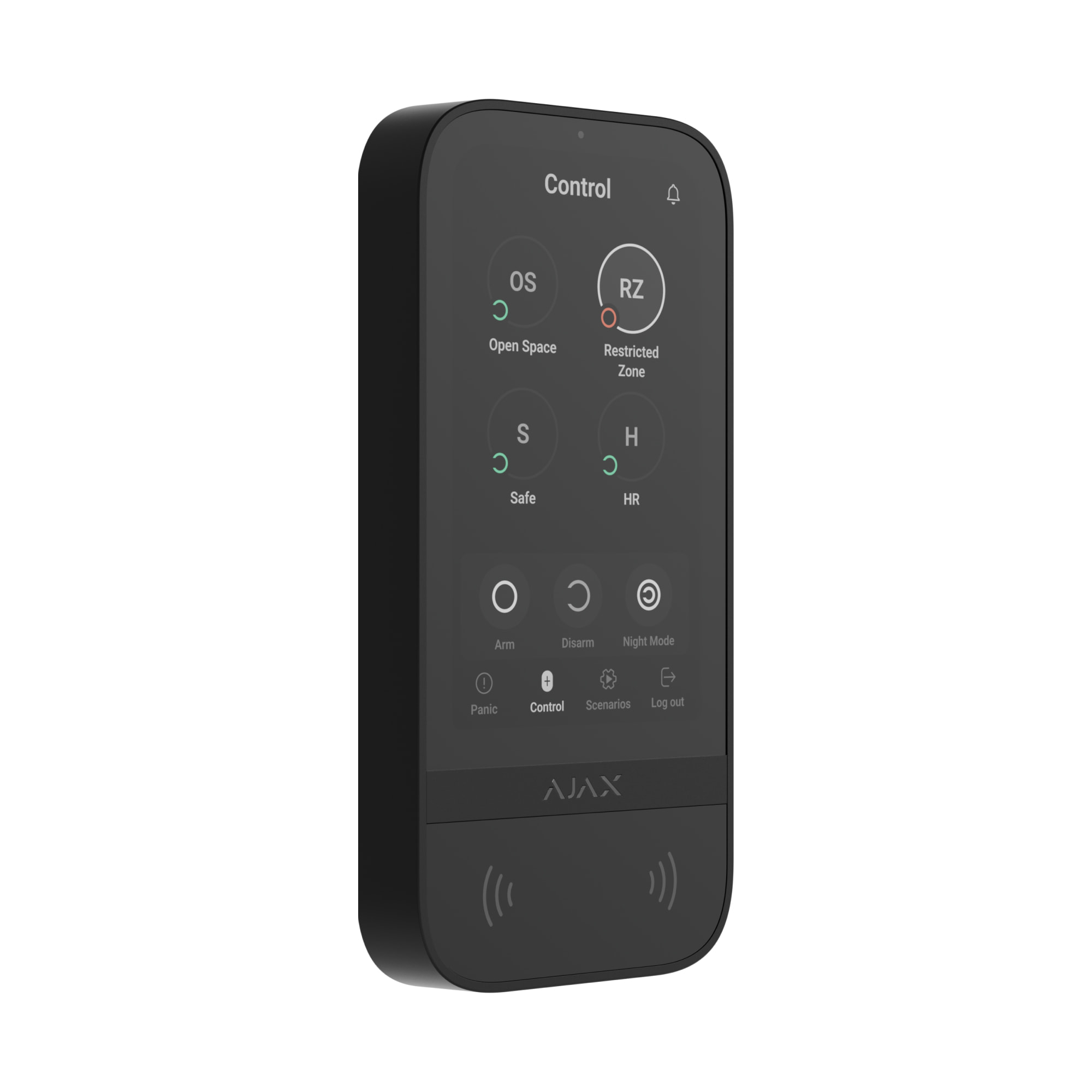 Ajax KeyPad TouchScreen Schwarz Detailansicht Bild 9 | EPS