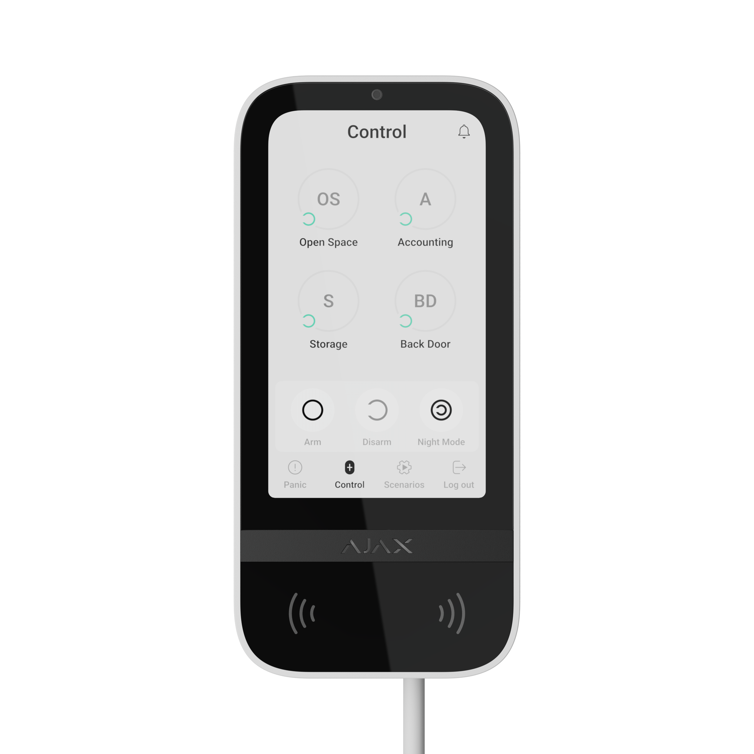 Superior KeyPad TouchScreen Fibra Weiß