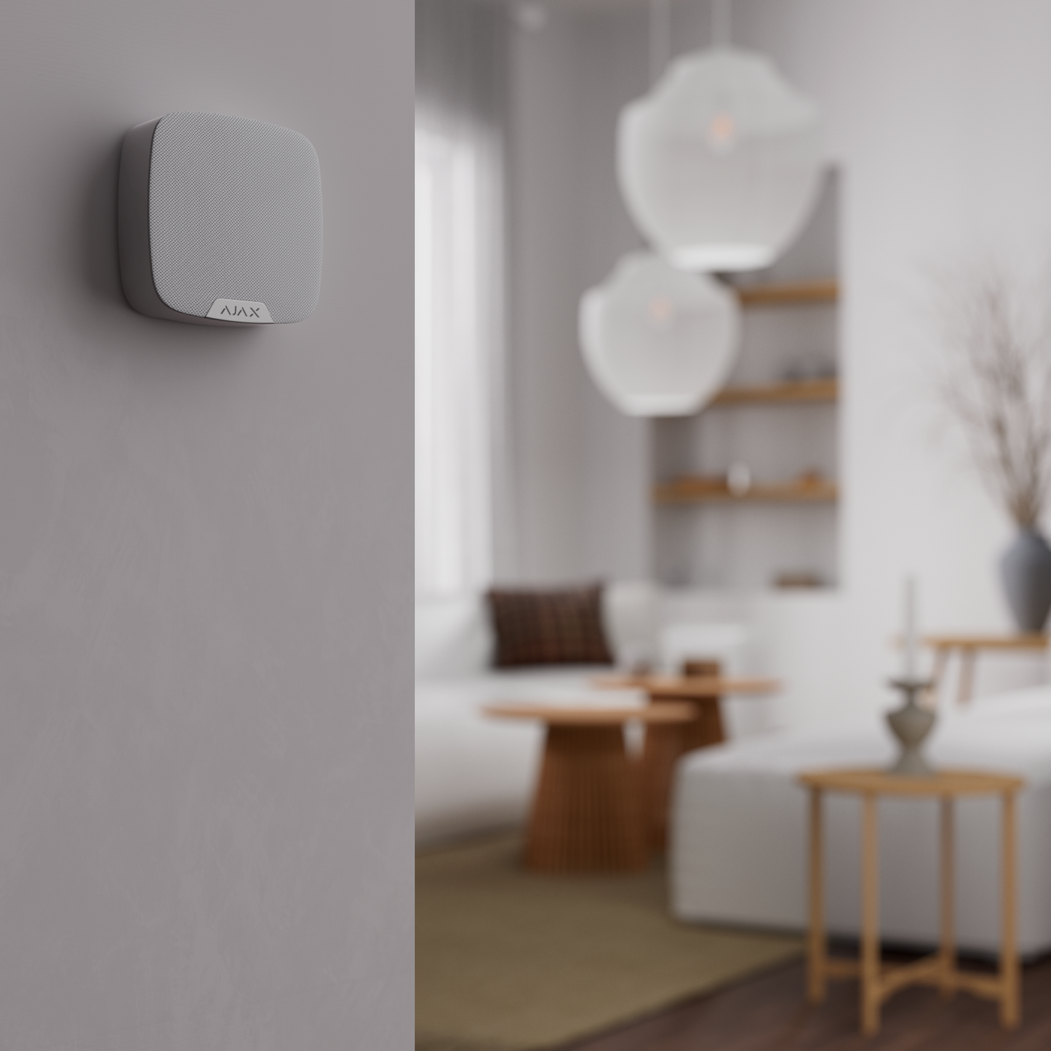 Ajax SpeakerPhone Jeweller Weiß Detailansicht Bild 7 | EPS