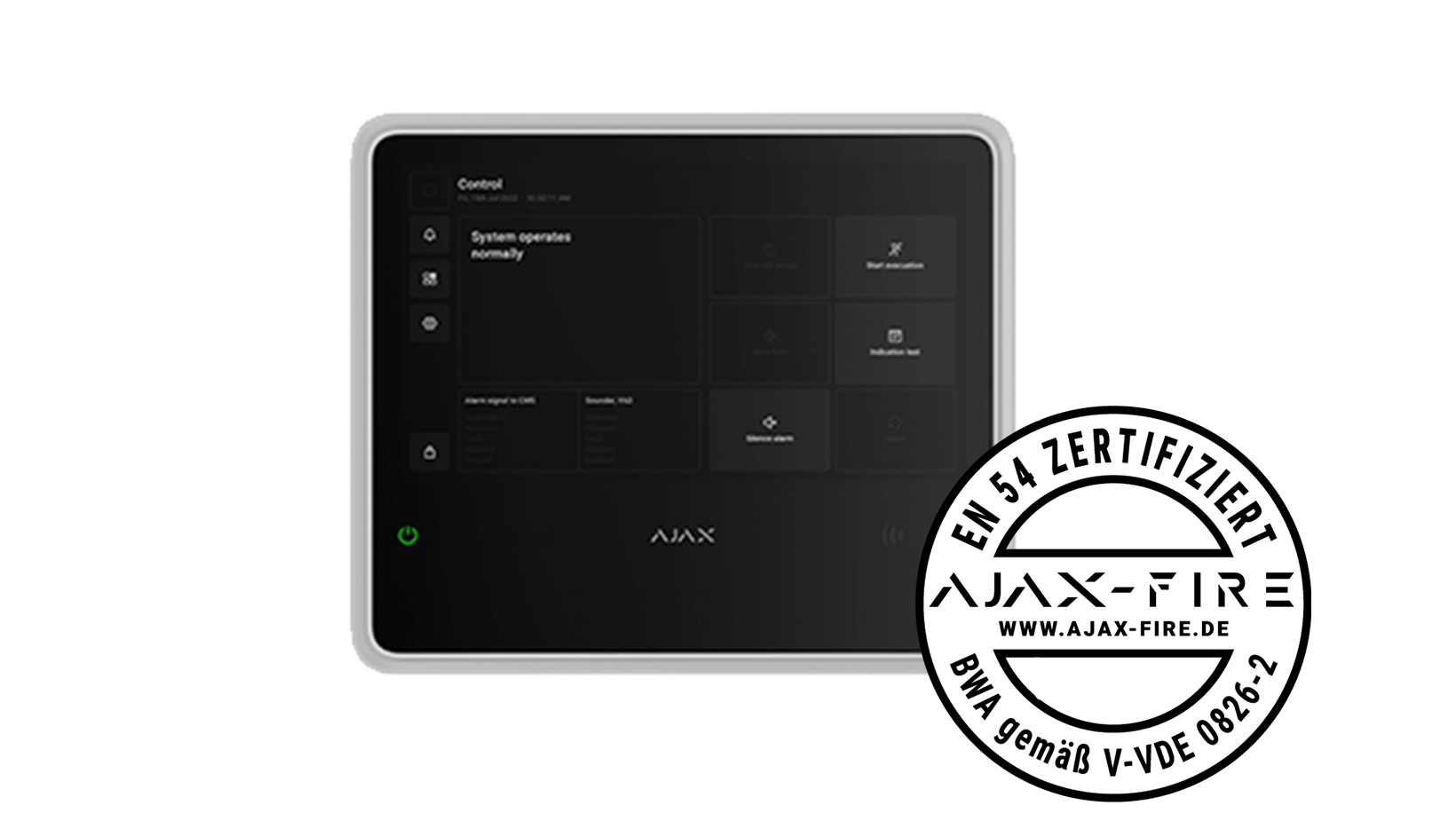 AJAX EN54 Fire Zentralen