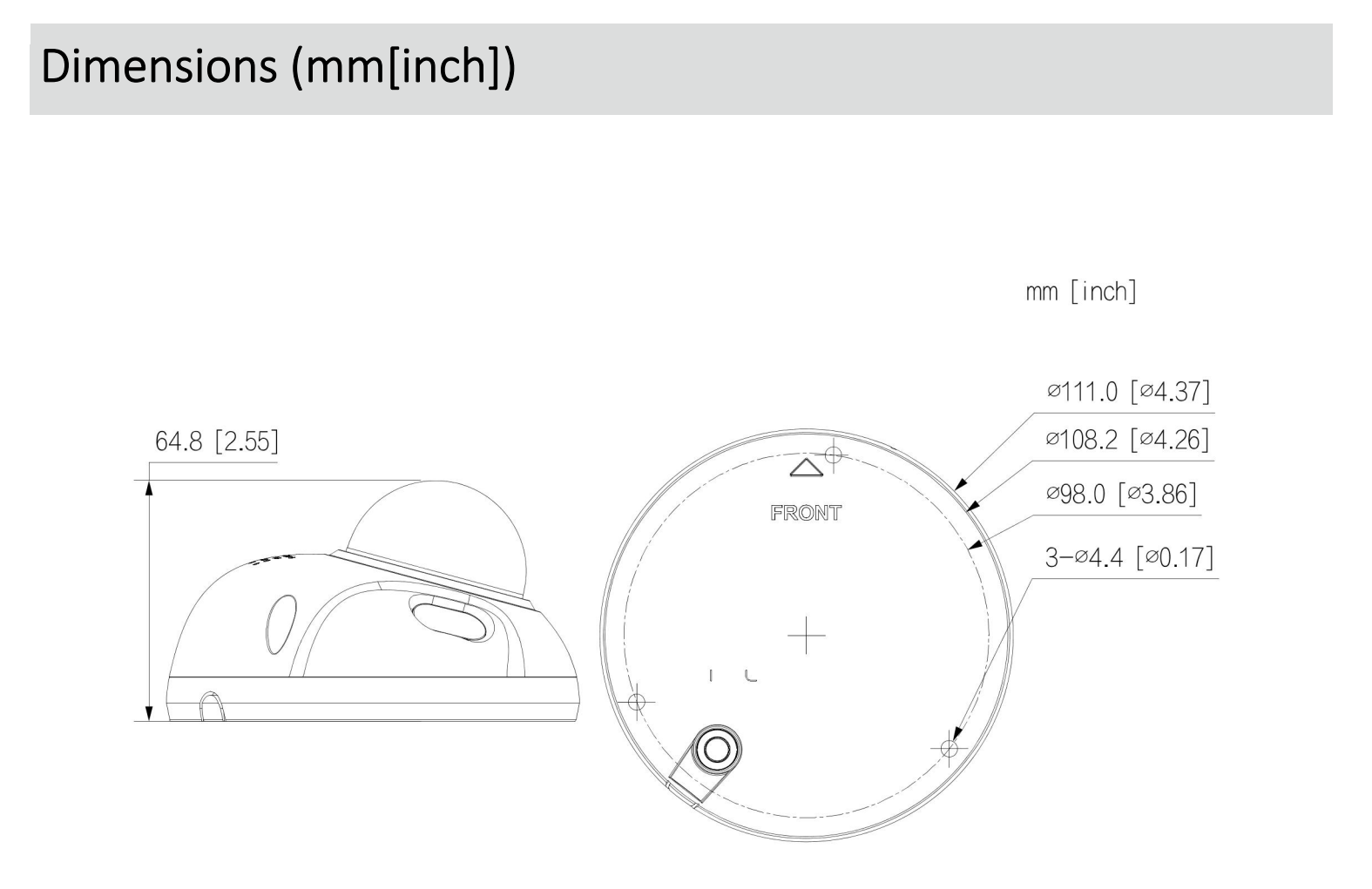 Dahua D-IPC-HDBW3449FP-AS-IL-0280B Detailansicht Bild 3 | EPS