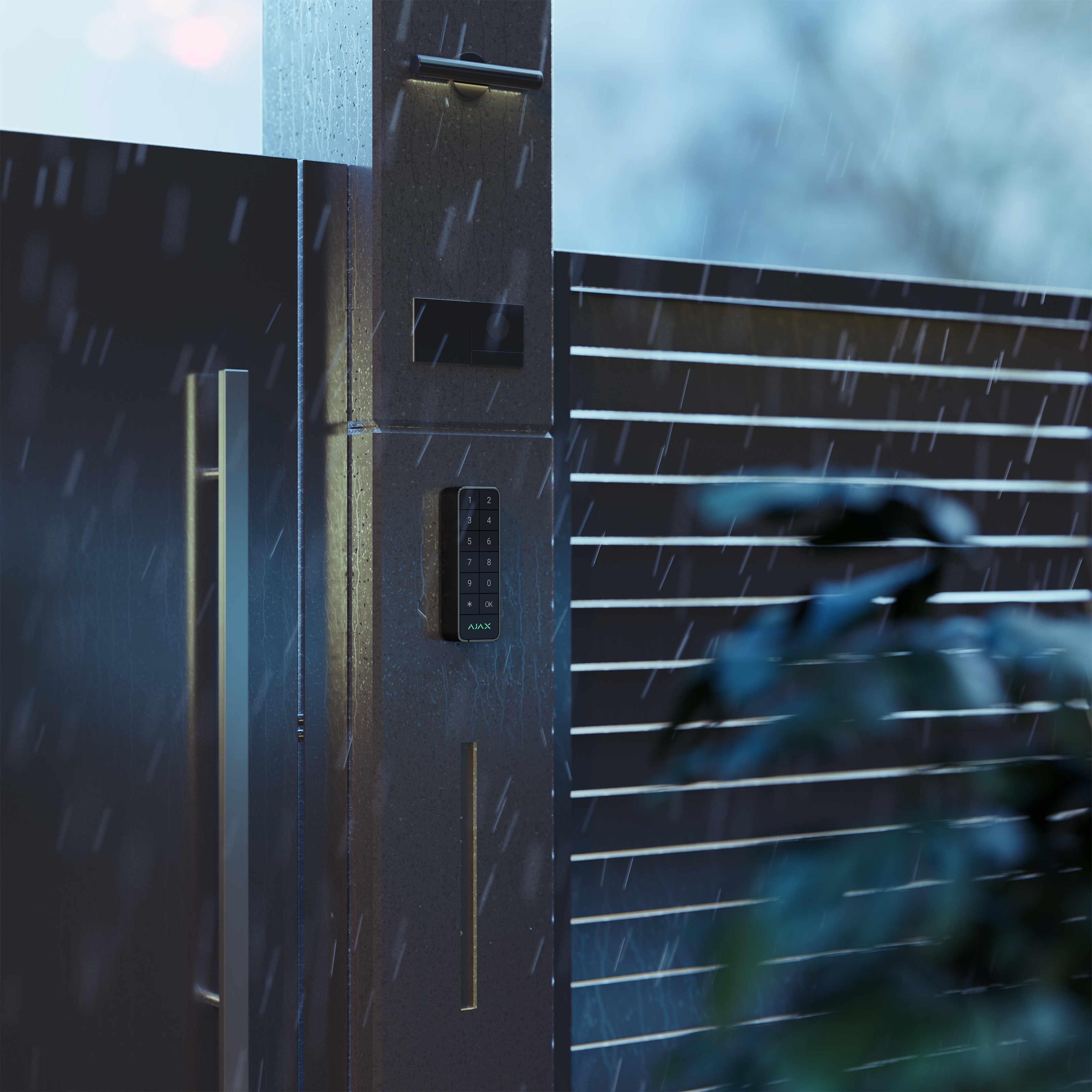 Ajax Superior KeyPad Outdoor Fibra Schwarz Detailansicht Bild 5 | EPS
