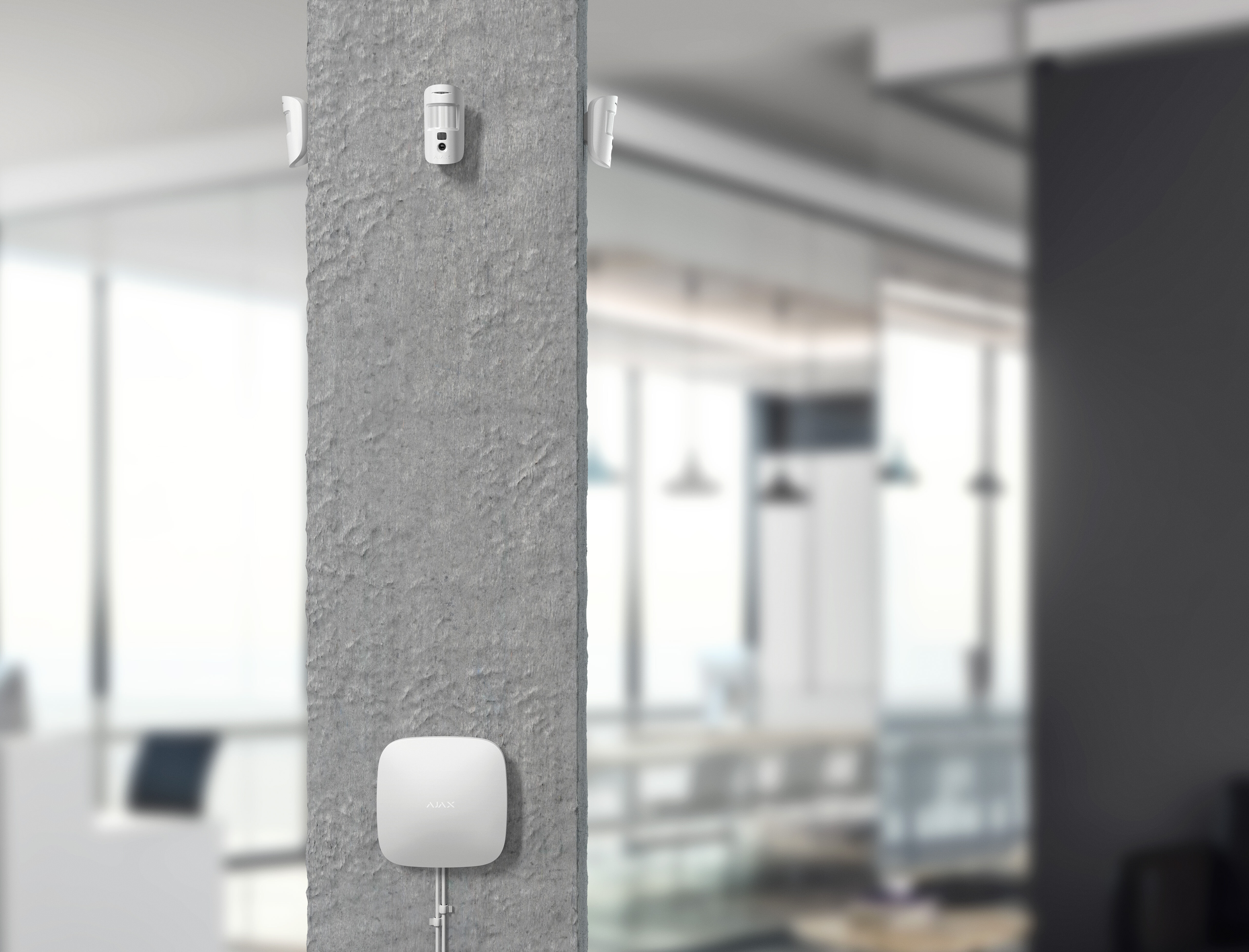 Ajax Hub 2 (2G) Jeweller Weiß Detailansicht Bild 5 | EPS