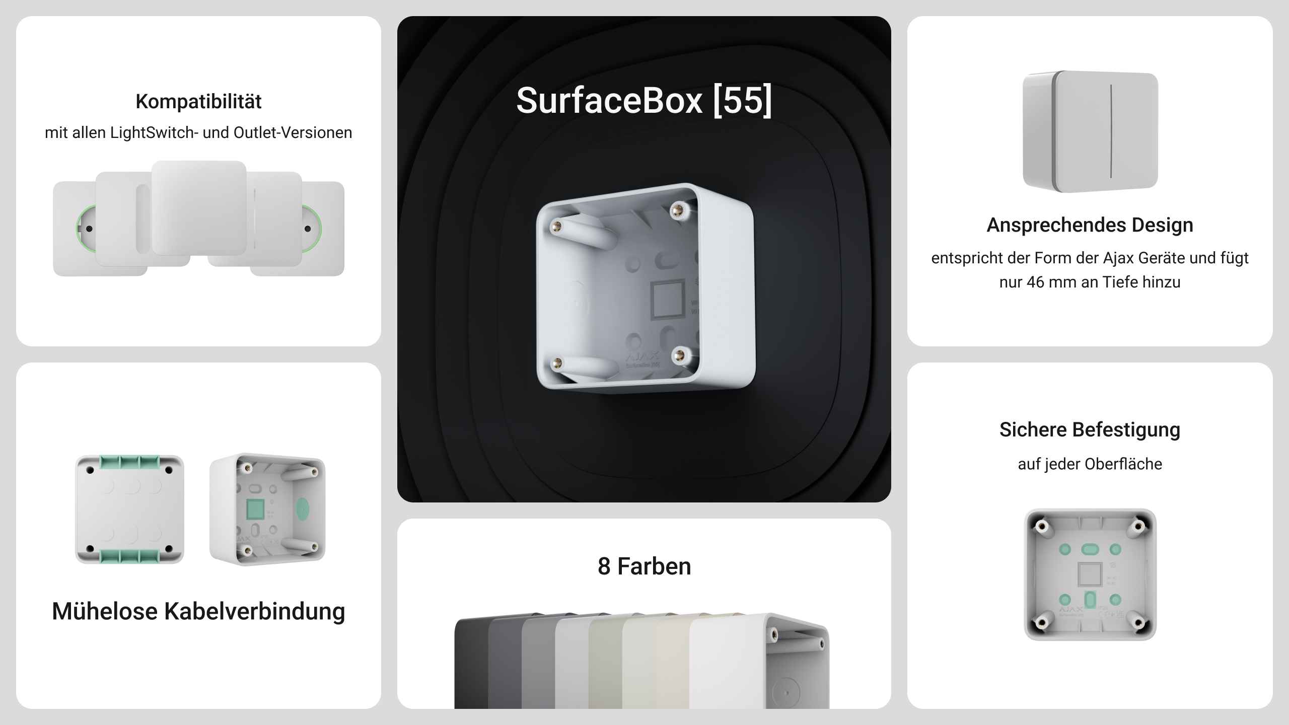 Ajax SurfaceBox Weiß Detailansicht Bild 2 | EPS
