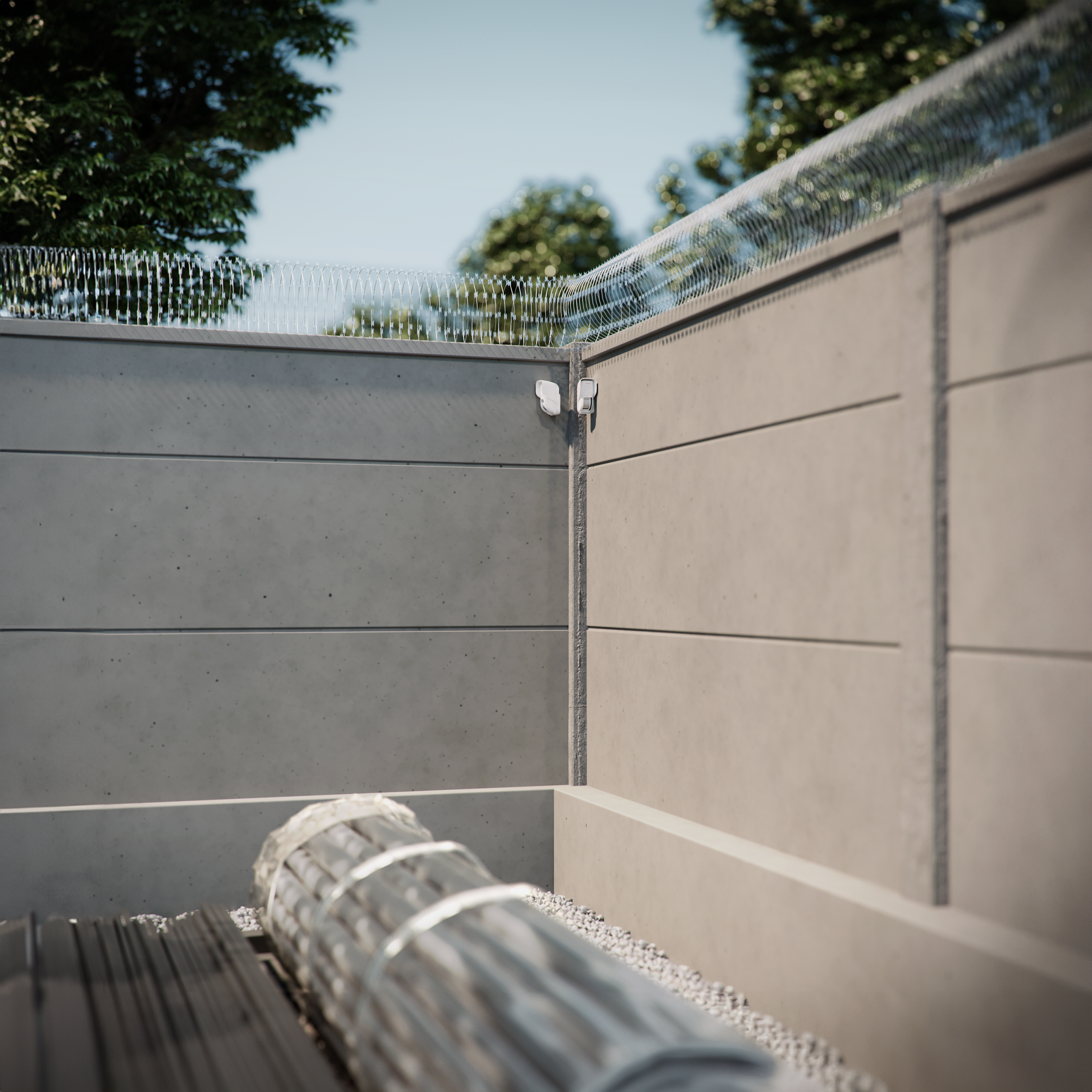 Ajax Curtain Outdoor Jeweller Weiß Detailansicht Bild 7 | EPS