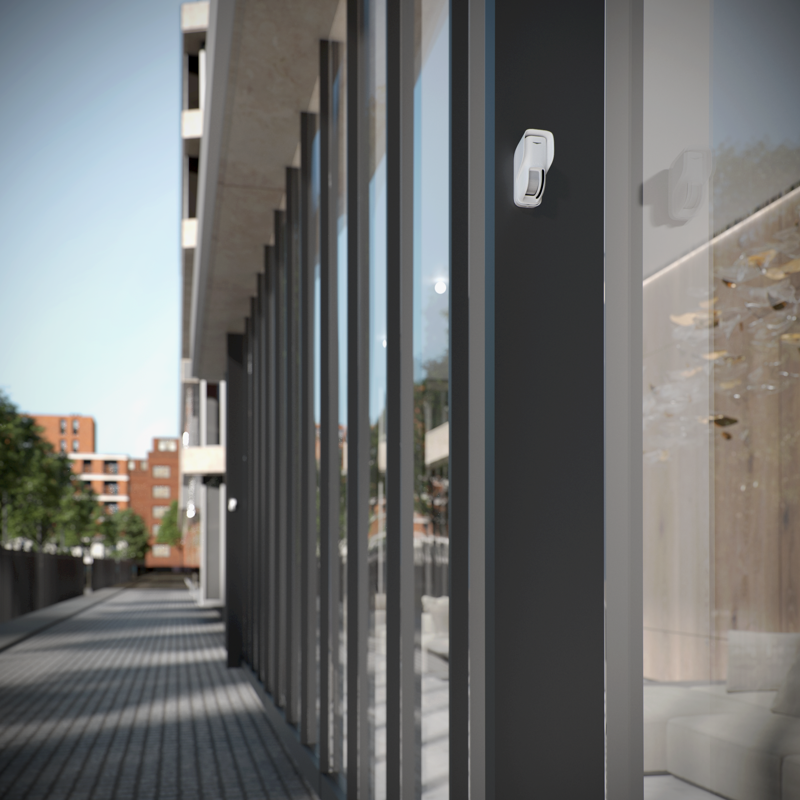 Ajax Curtain Outdoor Jeweller Weiß Detailansicht Bild 2 | EPS